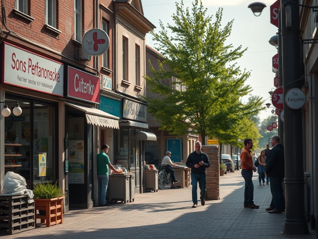 Centrum handlowe Obrzycka podczas niedzieli handlowej z otwartymi sklepami