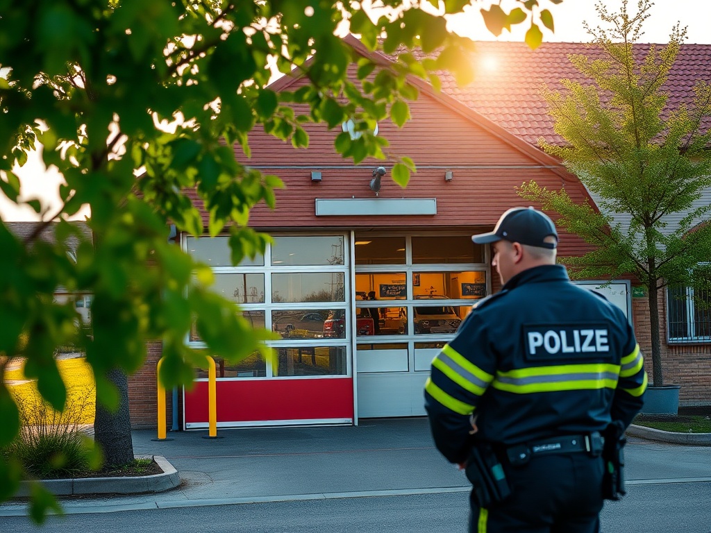 Pożar w gminie Obrzycko - zatrzymanie podejrzanego 25-latka z Samotul
